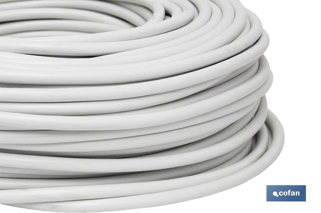 ROLLO 100M MANGUERA BLANCO H05VV-F (3X1MM)