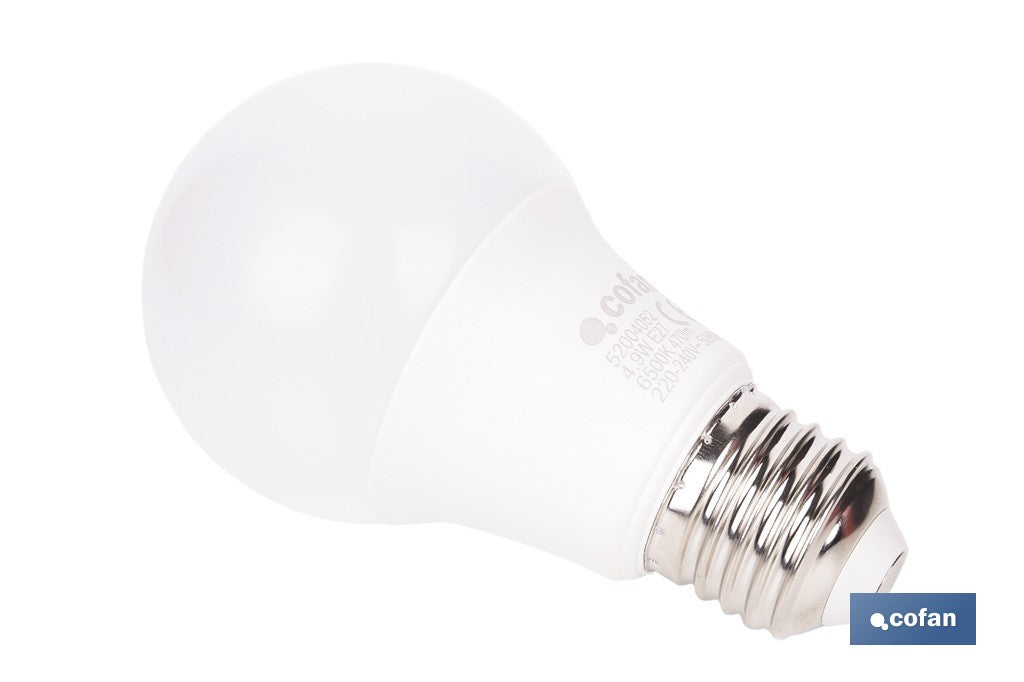 BOMBILLA LED CLASSIC E27 4.9 W 470 LM 6500 K