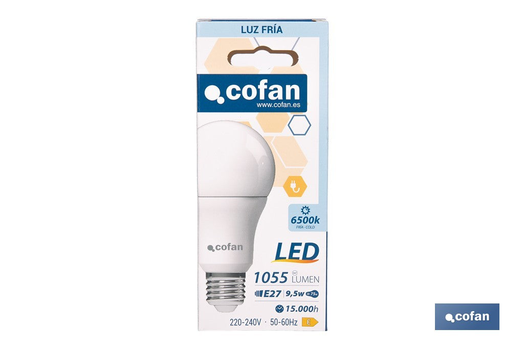 BOMBILLA LED CLASSIC E27 9.5 W 1055 LM 6500 K