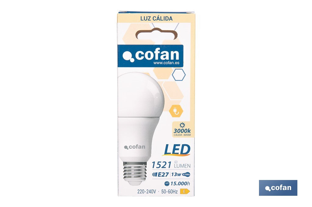 BOMBILLA LED CLASSIC E27 13 W 1521 LM 3000 K