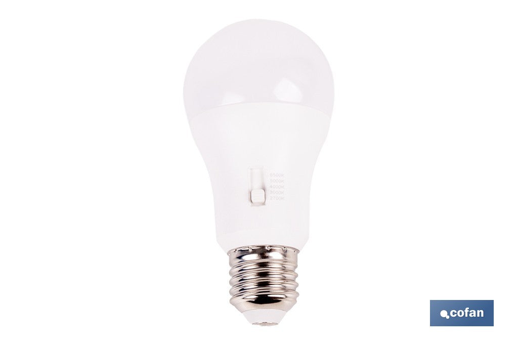 PACK DE 3 BOMBILLAS E27 A60 14W 1521 LM 5CCT