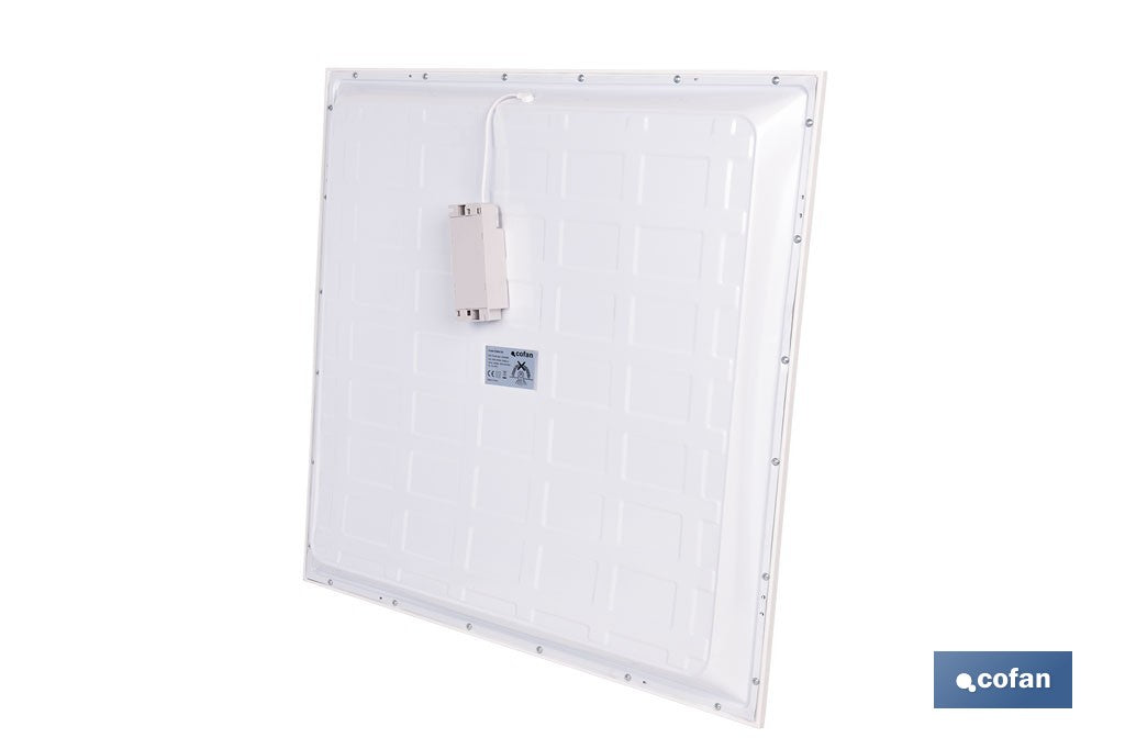 PANEL LED EMPOTRAR 36 W IP20 3600 LM 6500 K 595 X 595 MM