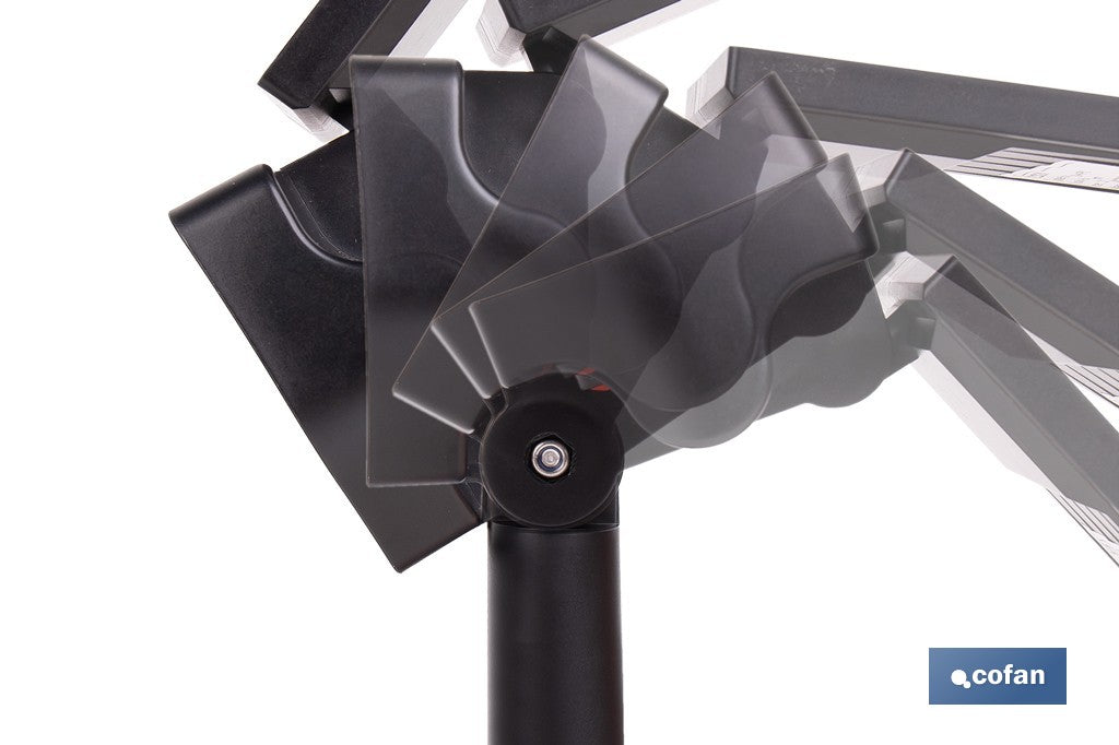 PACK DE 4 UDS. APLIQUE SOLAR CON SENSOR 3,7 V 1,2 Ah 3000 K 330 X 104 X 161 MM