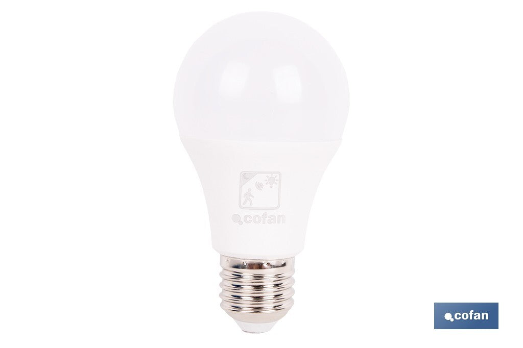 BOMBILLA CLASIC SENSOR E27 8.5W 810LM 4000K