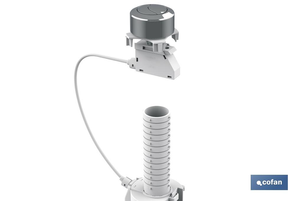 DESCARGADOR WC CON DOBLE PULSADOR MODELO EUME