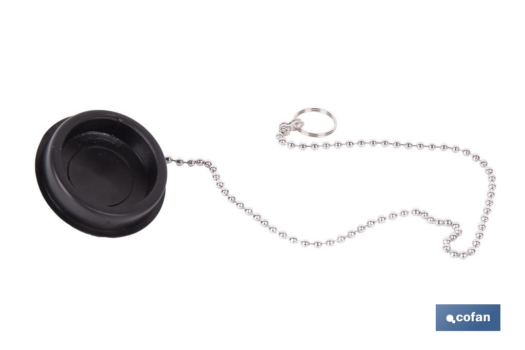 CONJUNTO DE TAPÓN PARA VÁLVULA Y CADENA CON DOS ANILLAS 380 MM