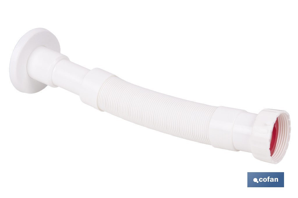 TUBO FLEXIBLE BLANCO 1 1/2  Ø32-40 300-720 MM