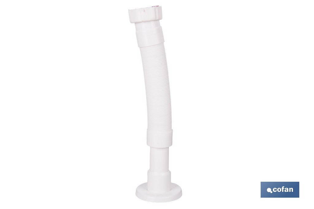 TUBO FLEXIBLE BLANCO 1 1/2  Ø32-40 300-720 MM