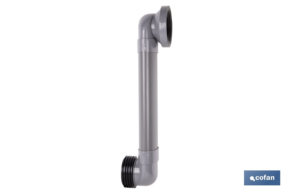 MANGUITO HORIZONTAL DE CONEXIÓN AJUSTABLE Ø90 MM - 90/110 MM 490-170 MM