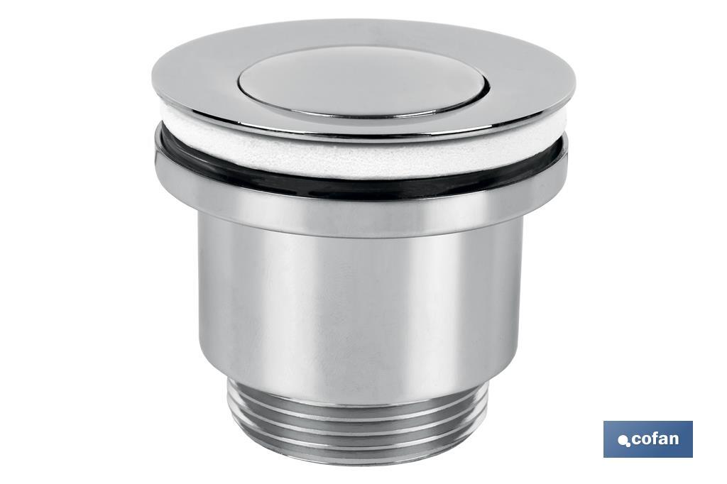 VÁLVULA CLICK-CLACK TAPÓN PEQUEÑO Ø37 MM