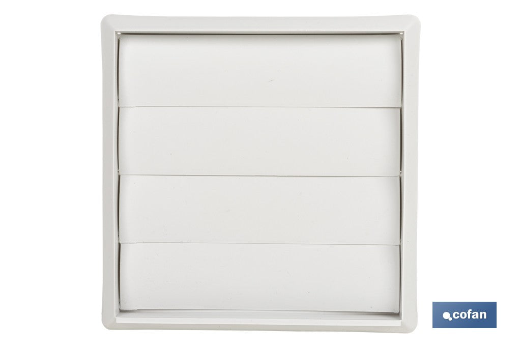 REJILLA DE VENTILACIÓN ABS BLANCO LAMAS MÓVILES Ø15 CM VENTA UNITARIA