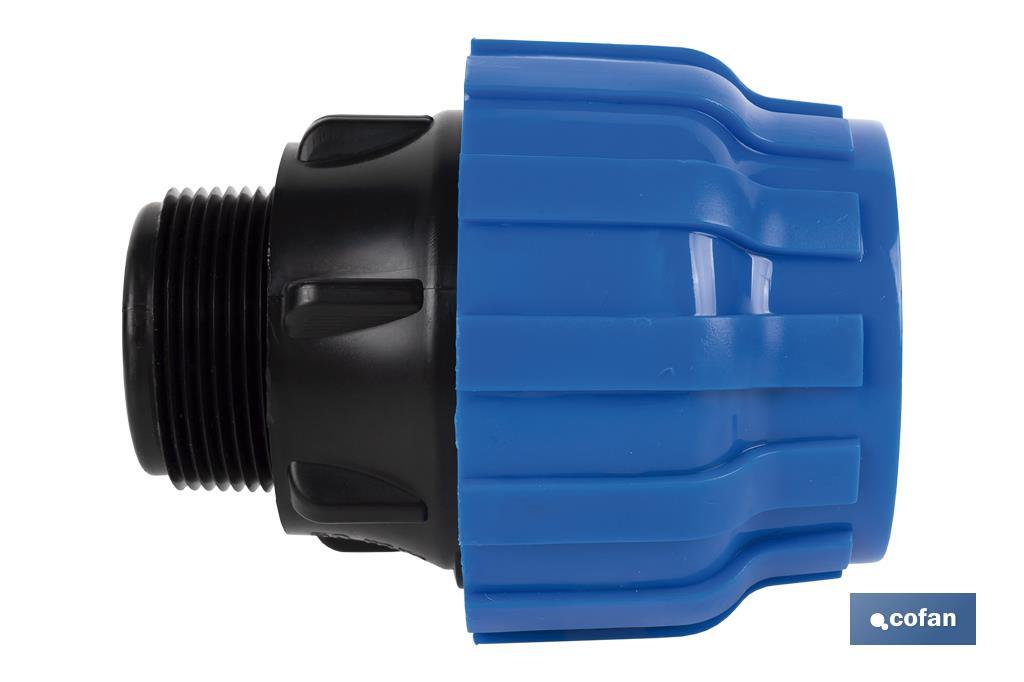 ENLACE ROSCA MACHO PP PN16 63 X 2  VENTA UNITARIA