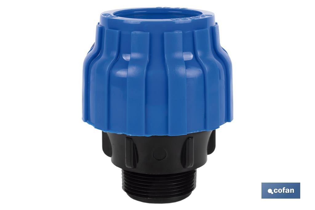 ENLACE ROSCA MACHO PP PN16 25 X 1  VENTA UNITARIA