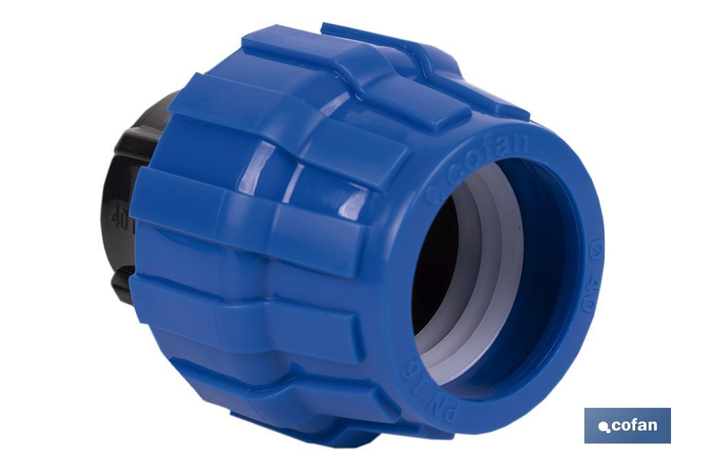 TAPÓN FINAL PP PN16 40  VENTA UNITARIA