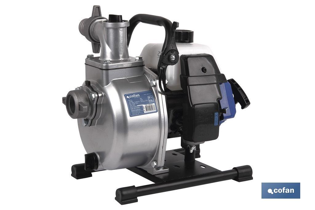 MOTOBOMBA REACONDICIONADO GASOLINA 40,2CC ENTRADA Y SALIDA 1,5 MODELO NEVADA