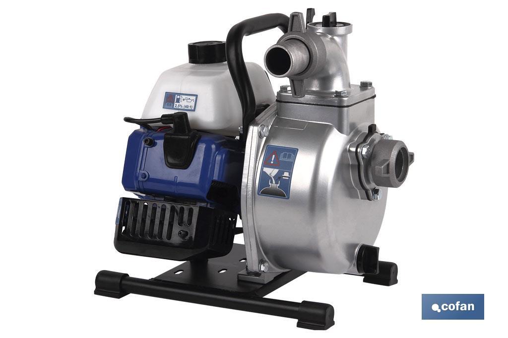 MOTOBOMBA REACONDICIONADO GASOLINA 40,2CC ENTRADA Y SALIDA 1,5 MODELO NEVADA