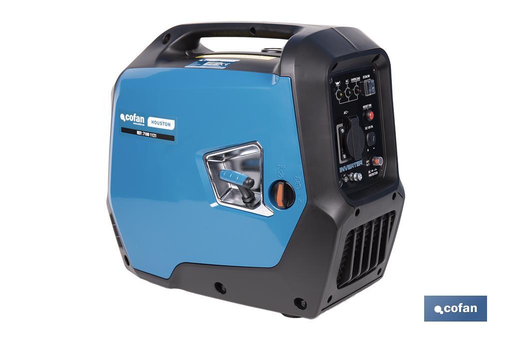 GENERADOR INVERTER MODELO HOUSTON 79 CC 2,4 Kw 1 SALIDA AC 1 DC REACONDICIONADA
