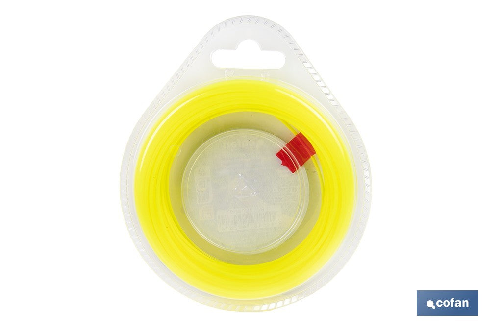 HILO REDONDO DE NYLON PARA DESBROZADORA 25 M X 1,6 MM