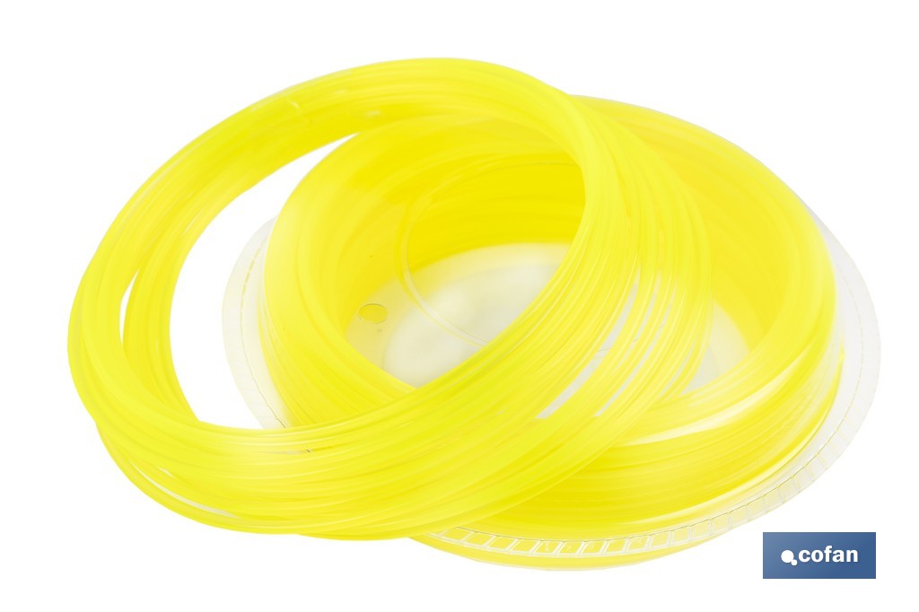 HILO REDONDO DE NYLON PARA DESBROZADORA 20 M X 2 MM