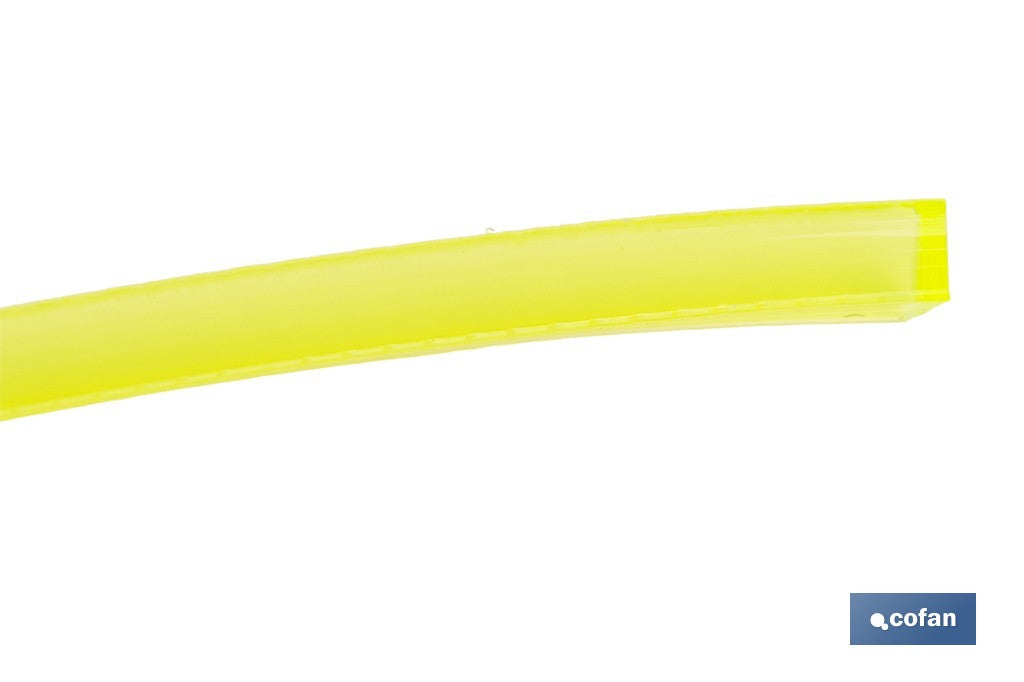 HILO CUADRADO DE NYLON PARA DESBROZADORA 67 M X 2,4 MM