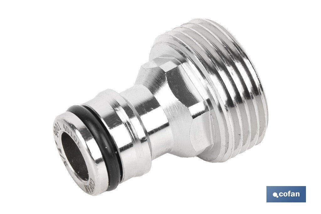ADAPTADOR LATÓN ROSCA MACHO 3/4