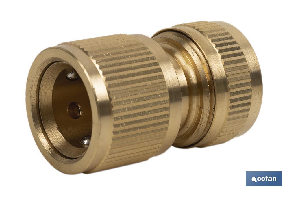 CONECTOR MANGUERA LATÓN 1/2 - 5/8 (13-15 mm)