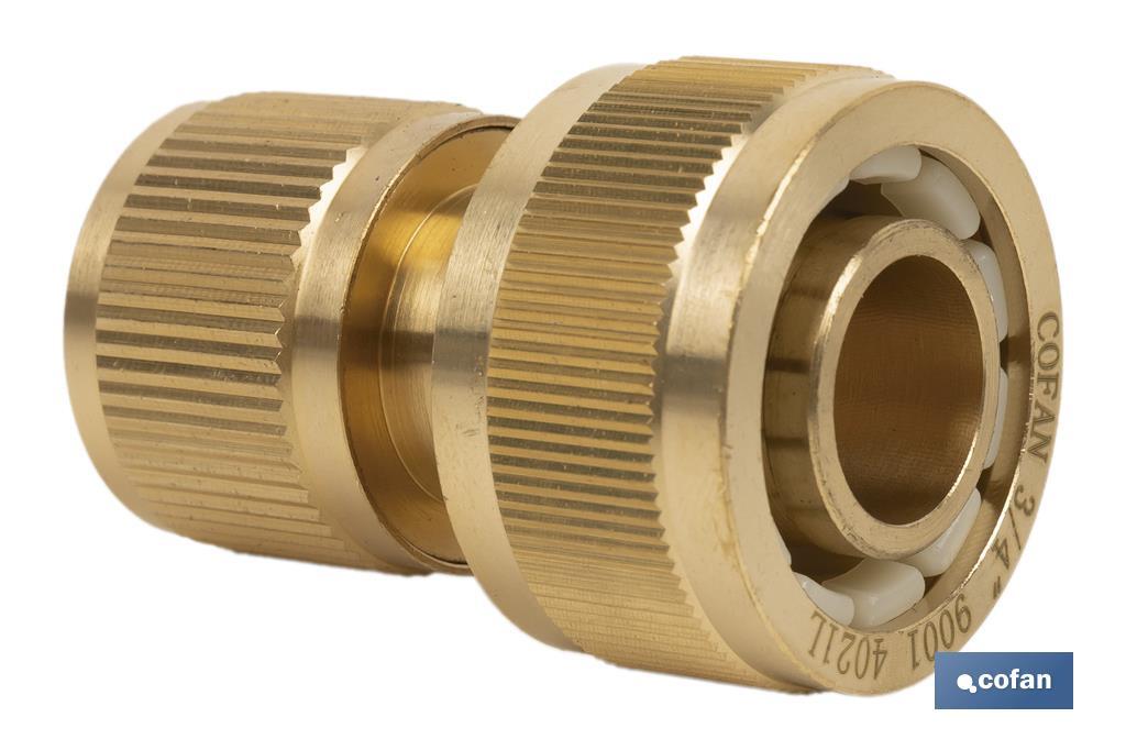 CONECTOR MANGUERA LATÓN 3/4 (19 mm)