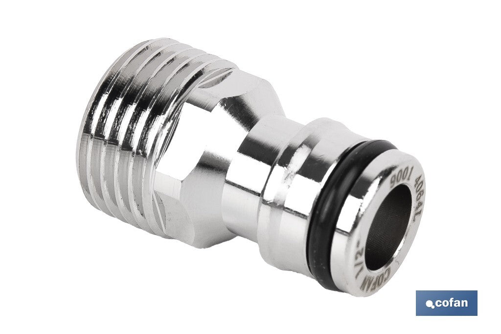 ADAPTADOR LATÓN ROSCA MACHO 1/2