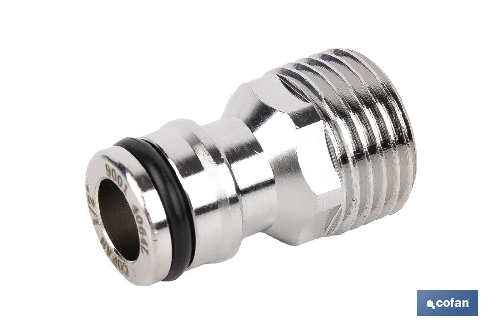 ADAPTADOR LATÓN ROSCA MACHO 1/2