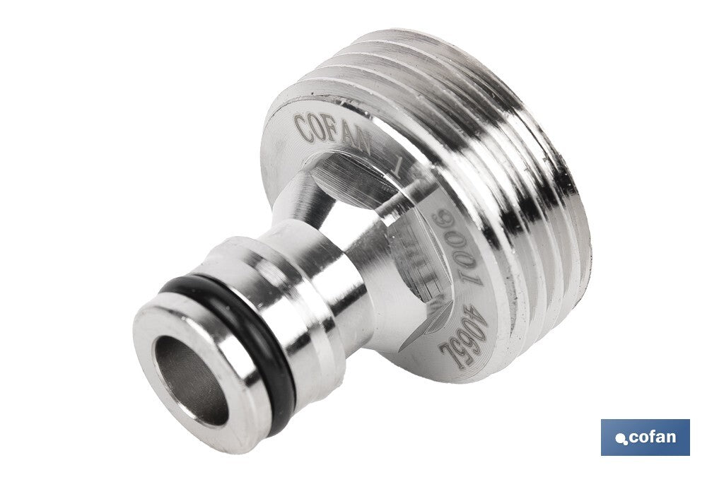 ADAPTADOR LATÓN ROSCA MACHO 1
