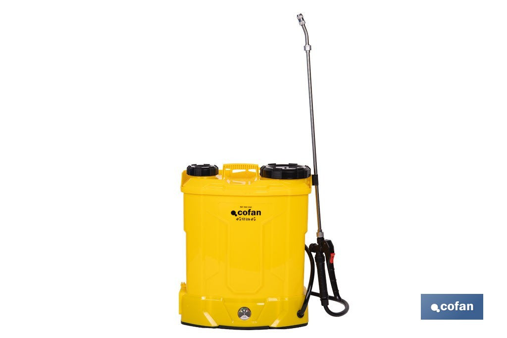 PULVERIZADOR DE ESPALDA 12 L ELÉCTRICO LI-ION 12 V 8.0 AH