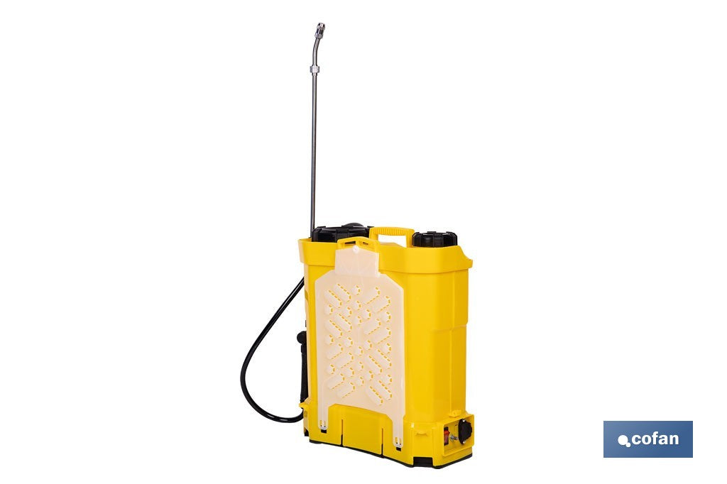 PULVERIZADOR DE ESPALDA 12 L ELÉCTRICO LI-ION 12 V 8.0 AH