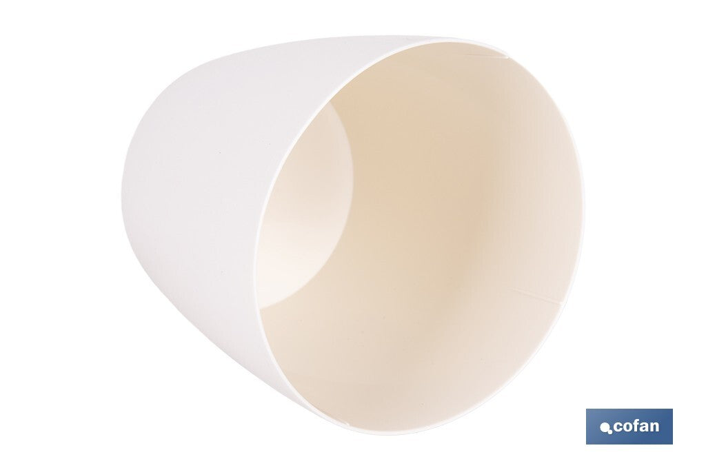 MACETA CAMELIA COLOR CREMA 25X23.6cm