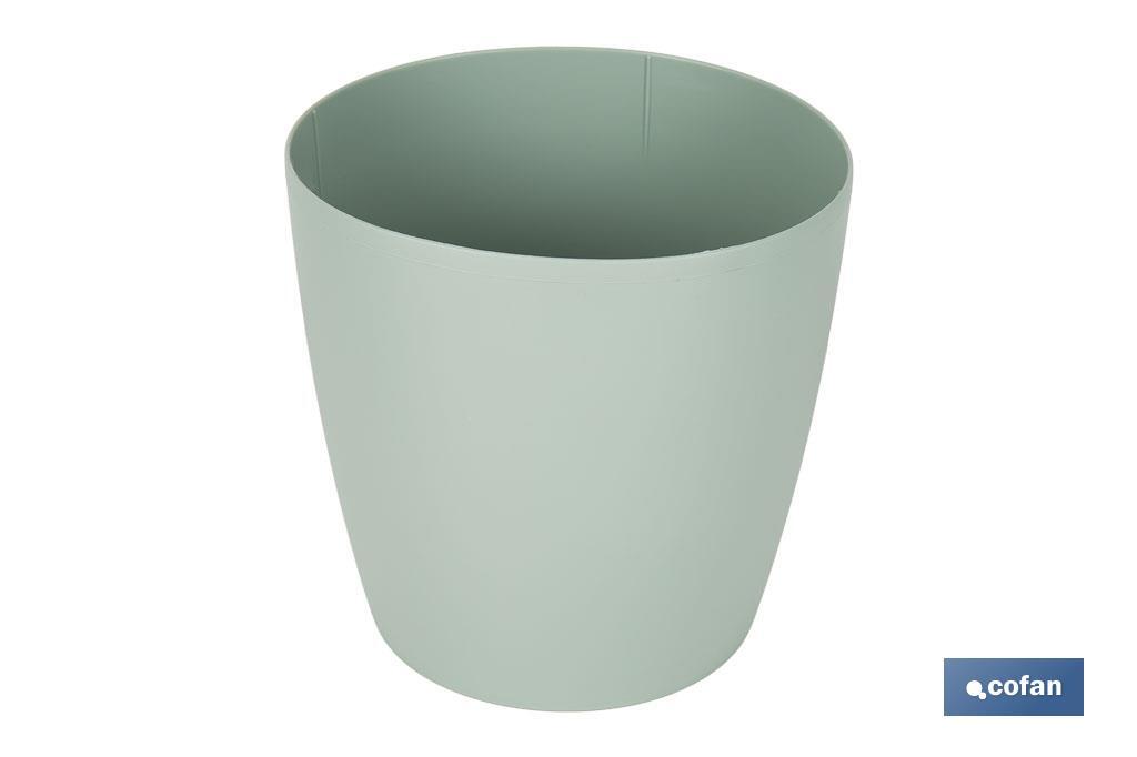 MACETA CAMELIA COLOR VERDE TURQUESA 25X23.6cm