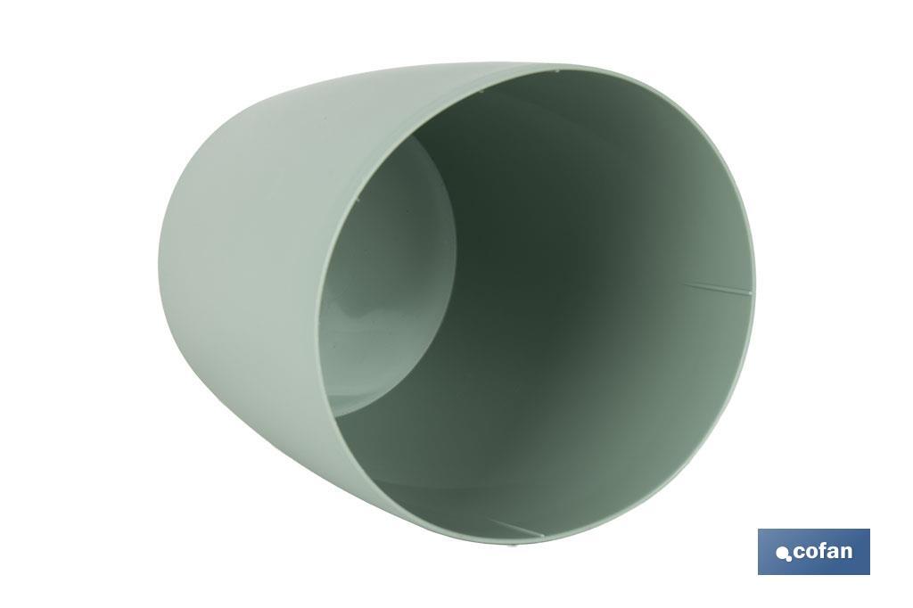 MACETA CAMELIA COLOR VERDE TURQUESA  35X33cm
