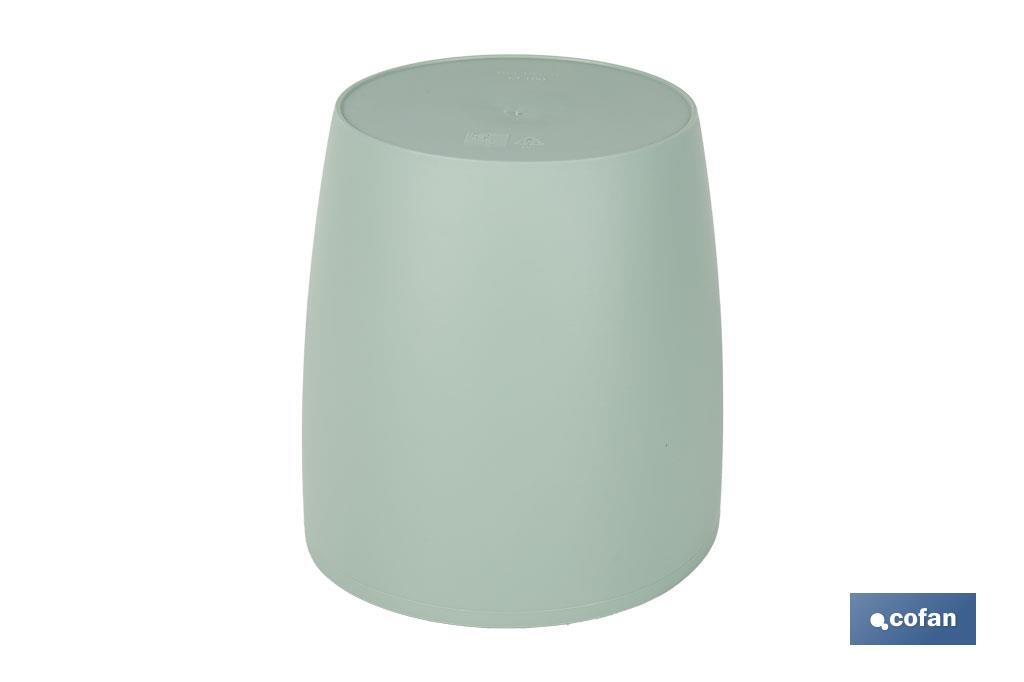 MACETA CAMELIA COLOR VERDE TURQUESA 25X23.6cm