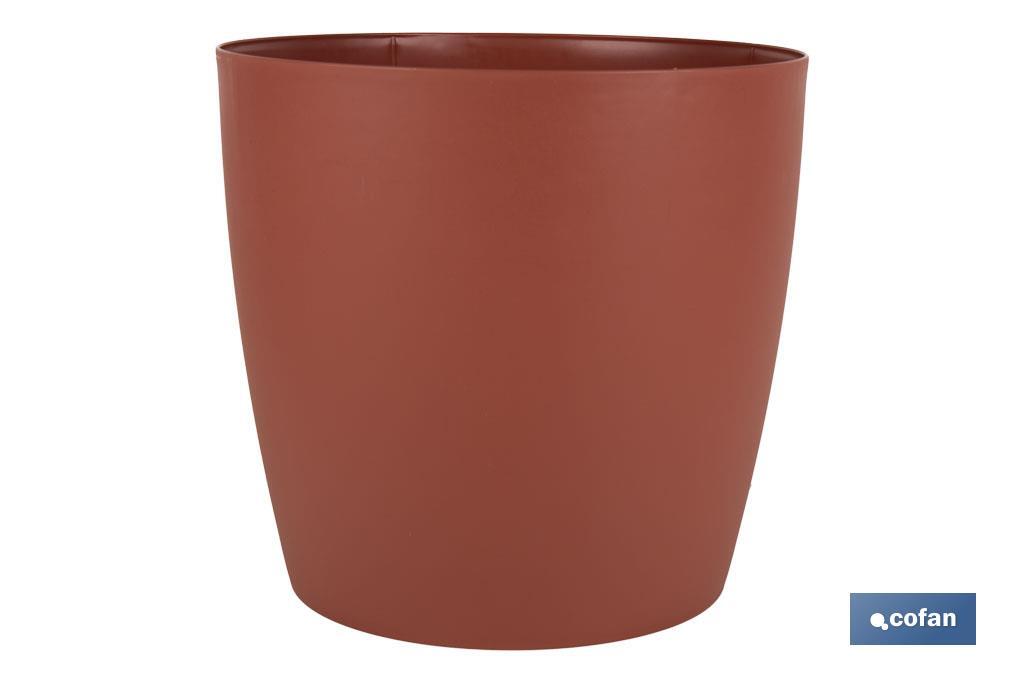 MACETA CAMELIA DE COLOR ARCILLA 25 X 23,6 CM venta unitaria