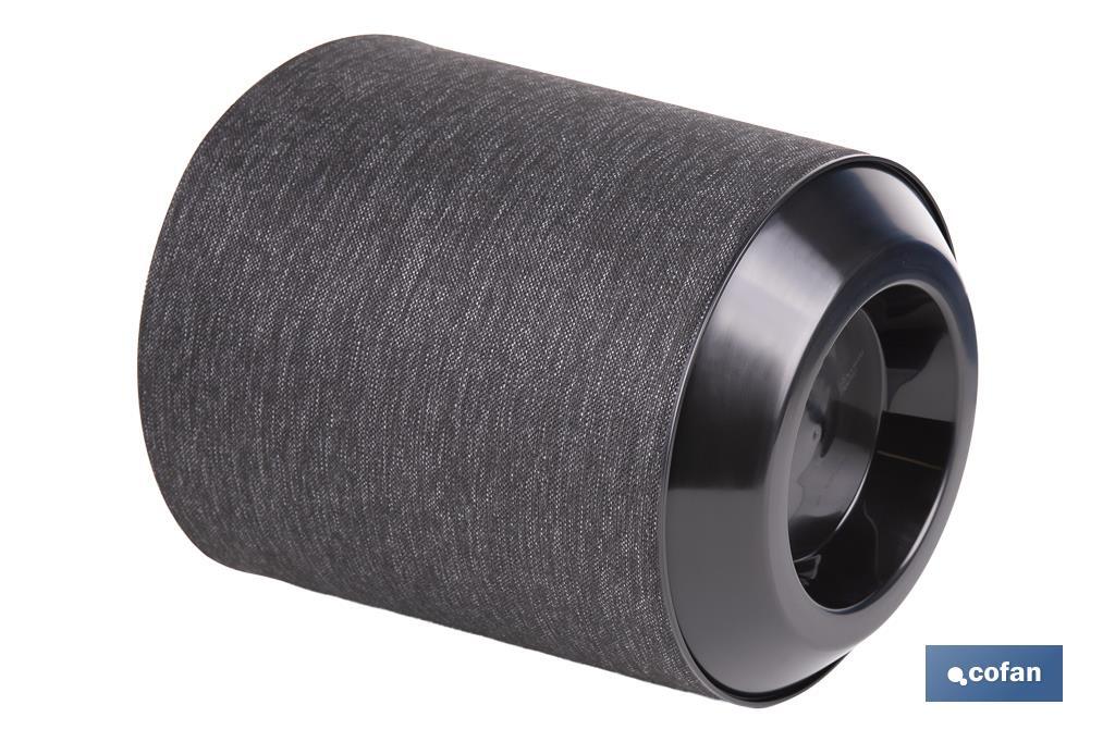 MACETA O MACETERO GAMA TEXTIL COLOR NEGRO PP Ø 195 X 201 MM 4,9 L venta unitaria