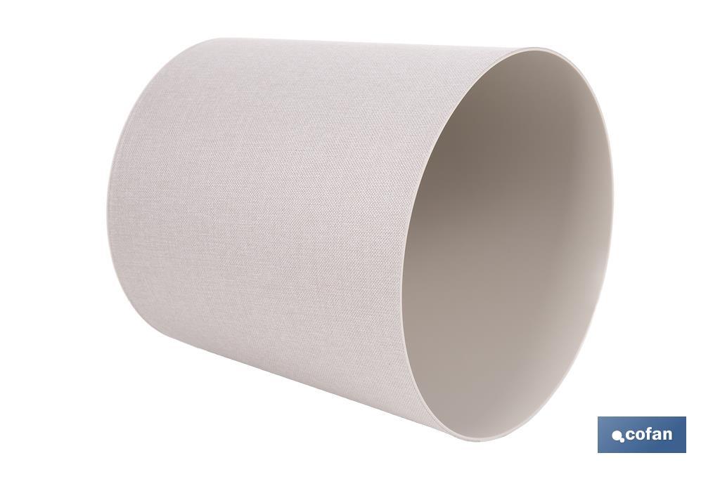 MACETA O MACETERO GAMA TEXTIL COLOR BEIGE PP Ø 195 X 201 MM 4,9 L