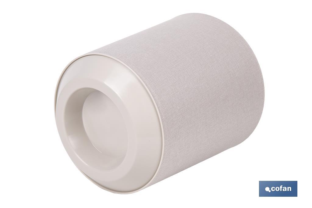 MACETA O MACETERO GAMA TEXTIL COLOR BEIGE PP Ø 195 X 201 MM 4,9 L