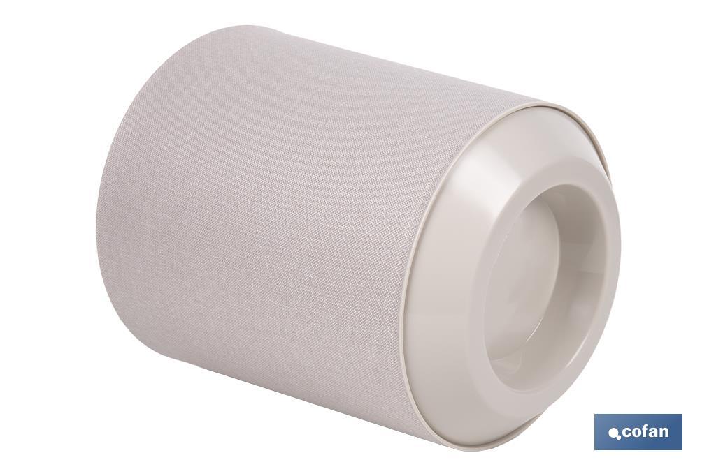 MACETA O MACETERO GAMA TEXTIL COLOR BEIGE PP Ø 195 X 201 MM 4,9 L
