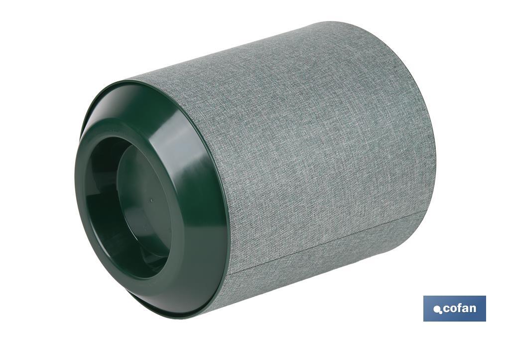 MACETA O MACETERO GAMA TEXTIL COLOR VERDE PP Ø 254 X 269 MM 10,5 L