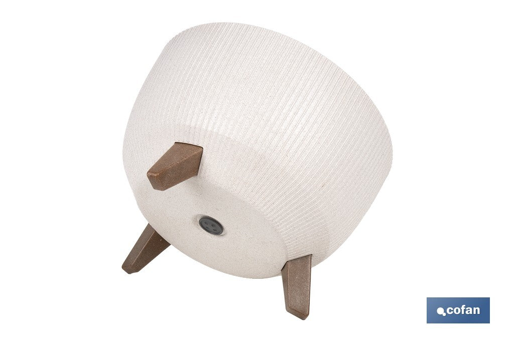 MACETA CON PATAS Y FILTRO DE DRENAJE COLOR BLANCO WPC Ø 290 X 230 MM 9,3 L venta unitaria