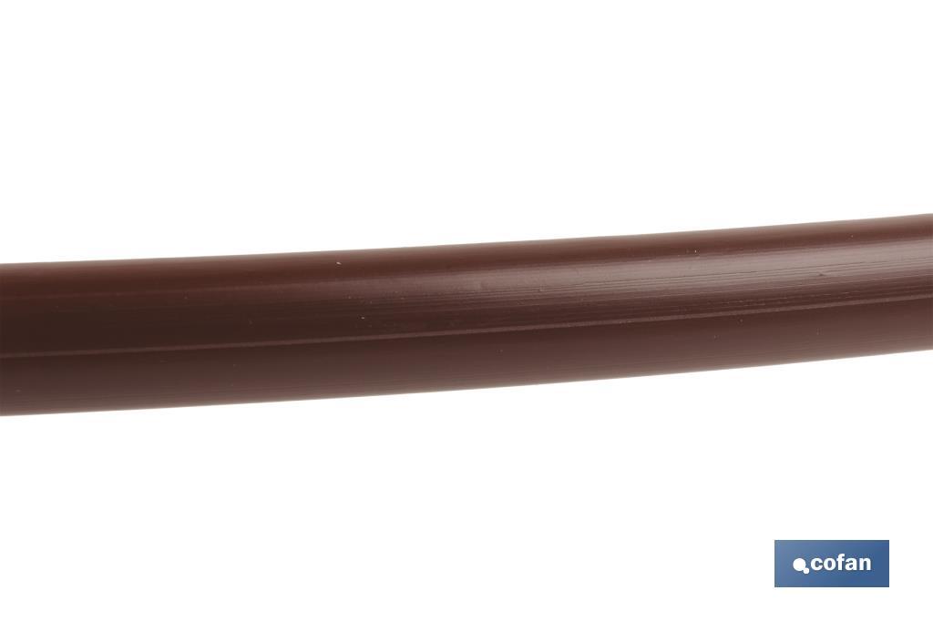 TUBO 50M RIEGO GOTEO MARRON (Sin goteros) Ø16MM
