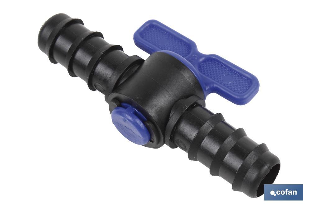 VALVULA PASO TUBO Ø16MM Venta unitaria