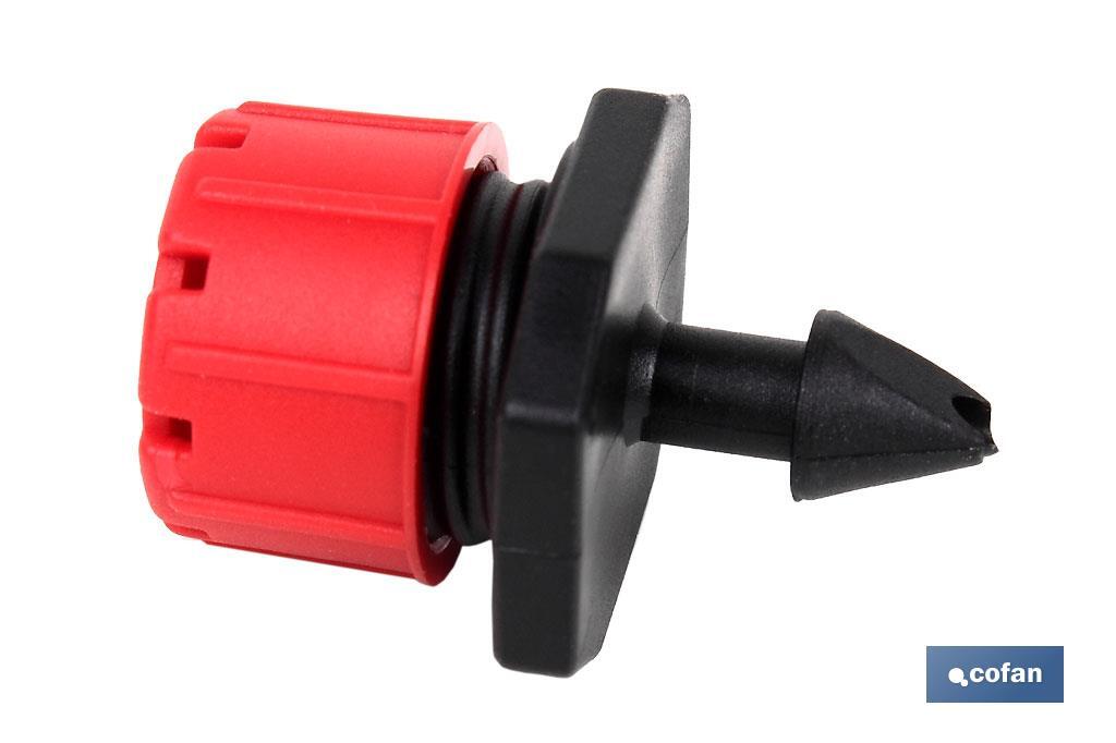 GOTERO PINCHADO REGULABLE 0-70 LITROS HORA Venta unitaria