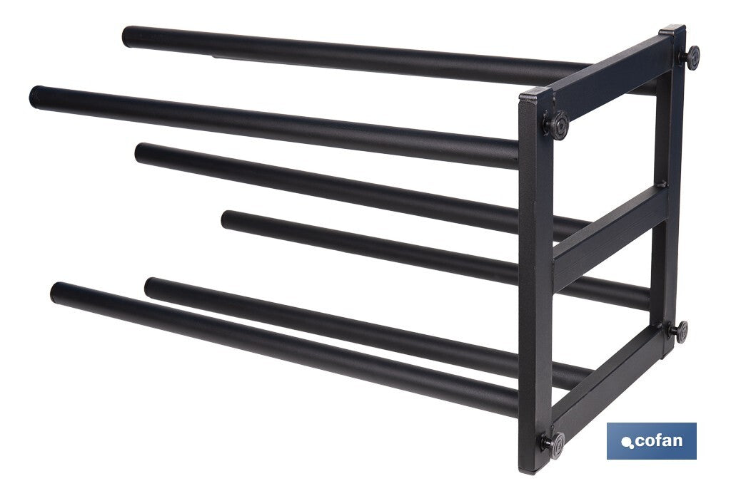 EXPOSITOR VERTICAL PARA HULES 7 ROLLOS