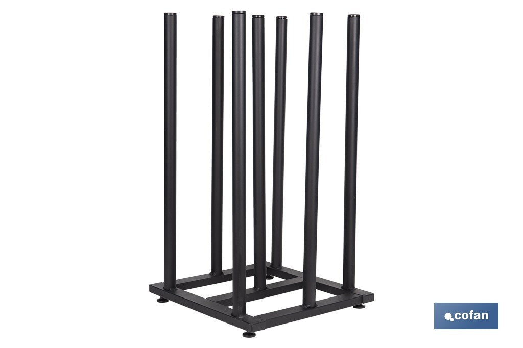 EXPOSITOR VERTICAL PARA HULES 7 ROLLOS
