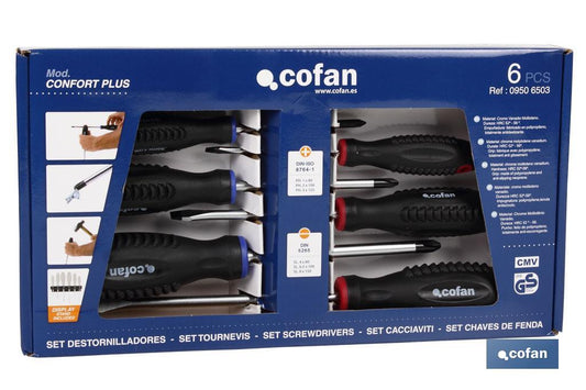 SET DESTORNILLADORES 6 PCS. SERIE 6000