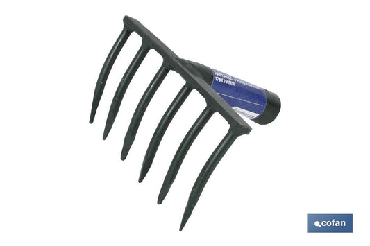 RASTRILLO 6 PUAS FORJADO 178X100MM